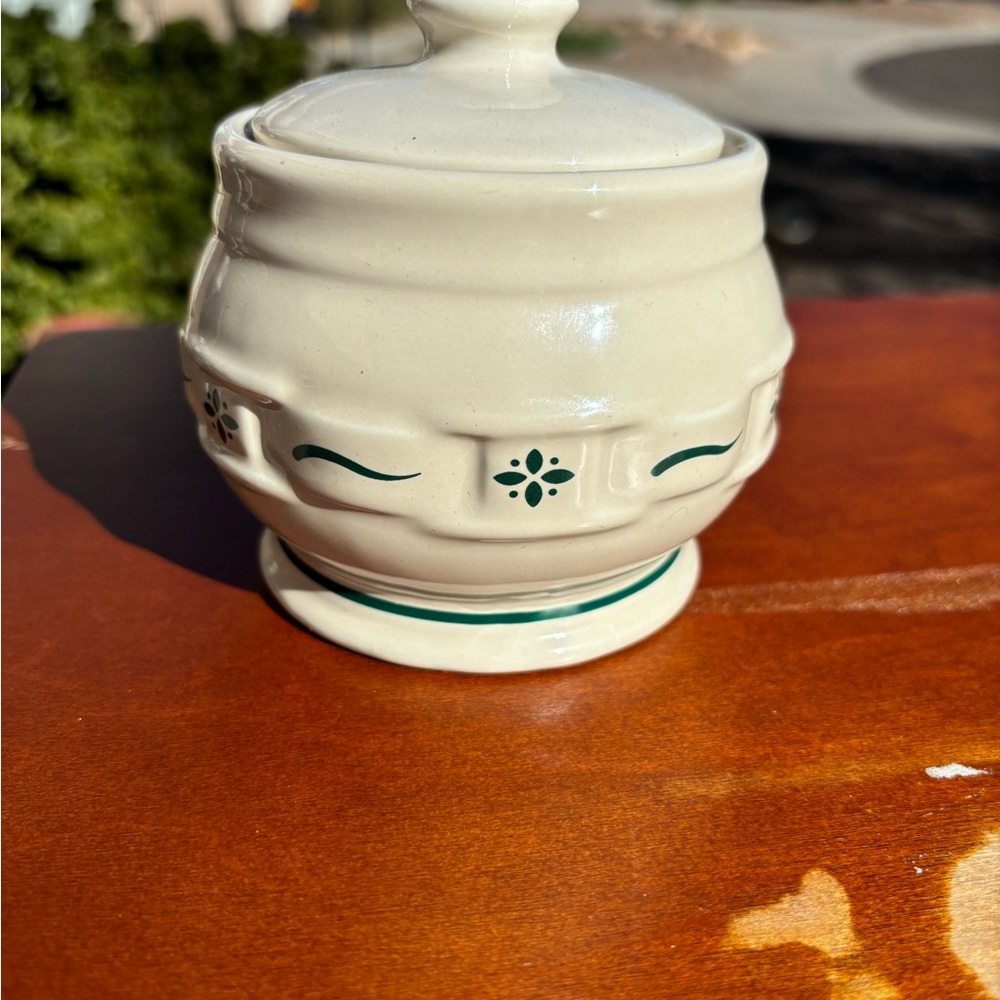 Longaberger sugar container